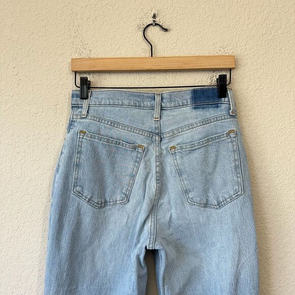 ABERCROMBIE & FITCH The 90s Jeans Blue Straight Ultra High Rise - Picture 7 of 16